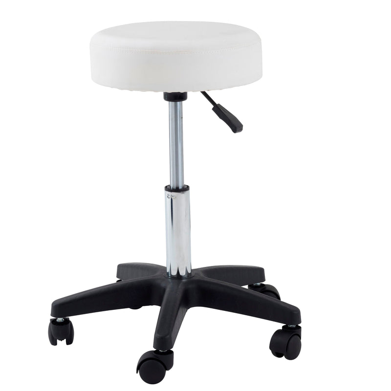 Addax Clinicians Stool - Round - White Addax