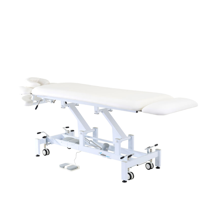 Addax Deluxe Electric Massage Table - White | Massage Bed Shop@PhysioWorld Ltd