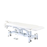 Addax Deluxe Electric Massage Table - White | Massage Bed Shop@PhysioWorld Ltd 