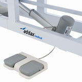 Addax Practice Manager Electric Treatment Couch - 3 Sections - White Shop@PhysioWorld Ltd