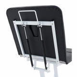 Addax Practice Manager Hydraulic Treatment Couch - 2 Sections - Black Shop@PhysioWorld Ltd 