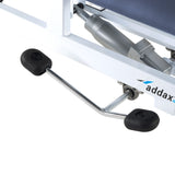 Addax Practice Manager Hydraulic Treatment Couch - 2 Sections - Blue Shop@PhysioWorld Ltd 