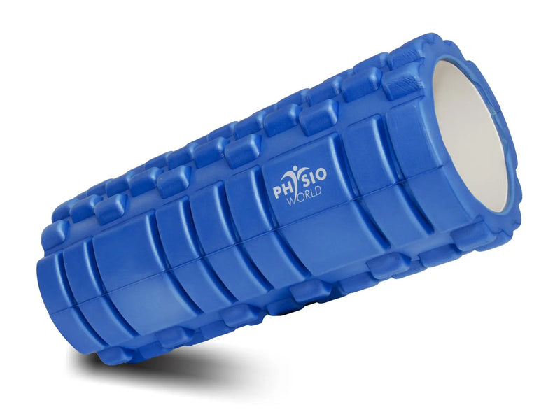PhysioWorld EVA Grid Foam Roller PhysioWorld Blue