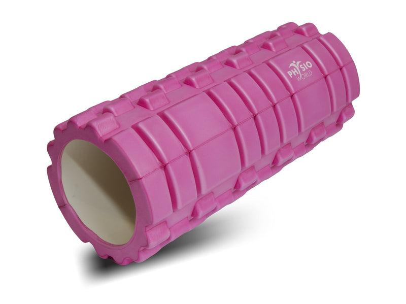PhysioWorld EVA Grid Foam Roller - Pink - Box of 10 PhysioWorld