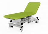 Plinth Medical 502E 2 Section Couch Electric PhysioWorld Citrus Green 