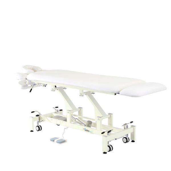 Addax Deluxe Electric Massage Table - White | Massage Bed