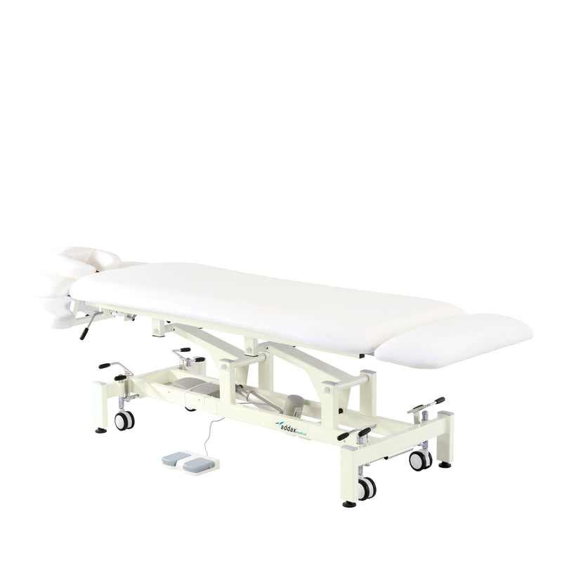 Addax Deluxe Electric Massage Table - White | Massage Bed