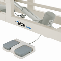 Addax Practice Manager Electric Treatment Couch - 2 Sections - Black