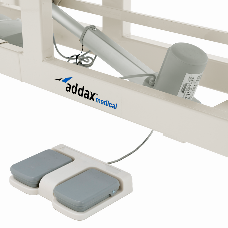 Addax Practice Manager Electric Treatment Couch - 2 Sections - Black