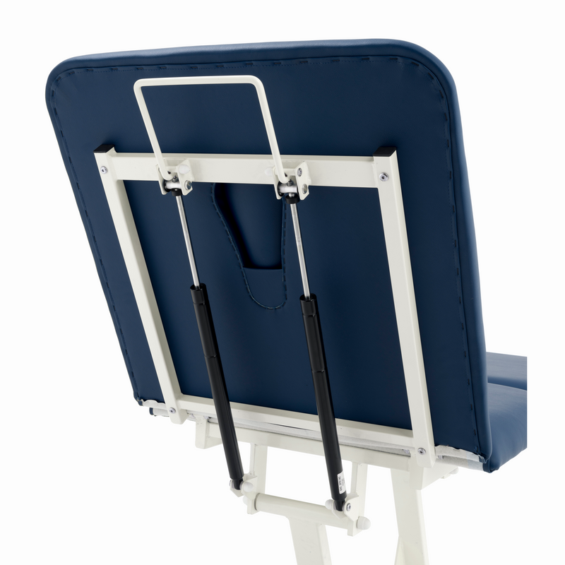 Addax Practice Manager Electric Treatment Couch - 3 Sections - Blue