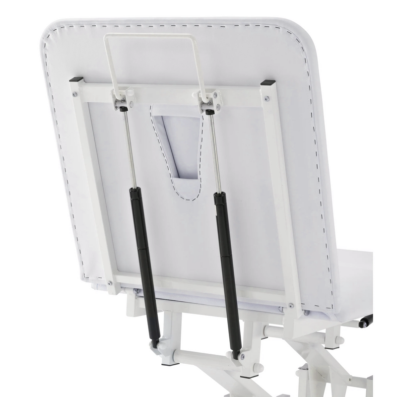 Addax Practice Manager Electric Treatment Couch - 2 Sections - White