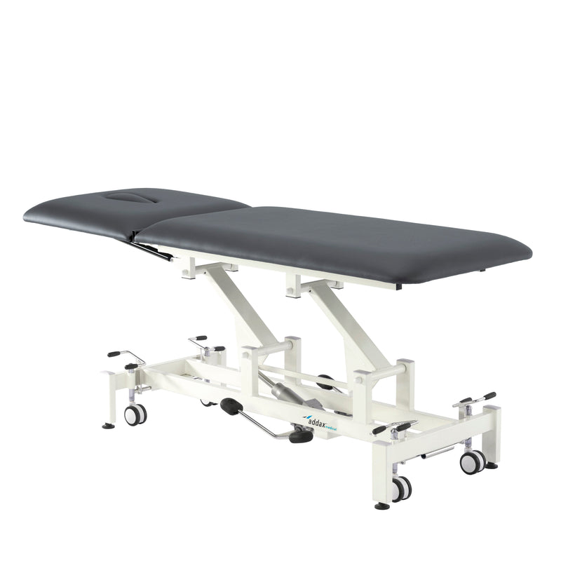 Addax Practice Manager Hydraulic Treatment Couch - 2 Sections - Black