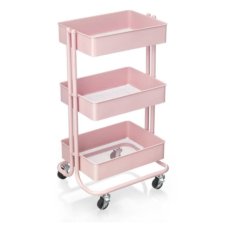 3 Tier Trolley Shop@PhysioWorld Ltd Blush 