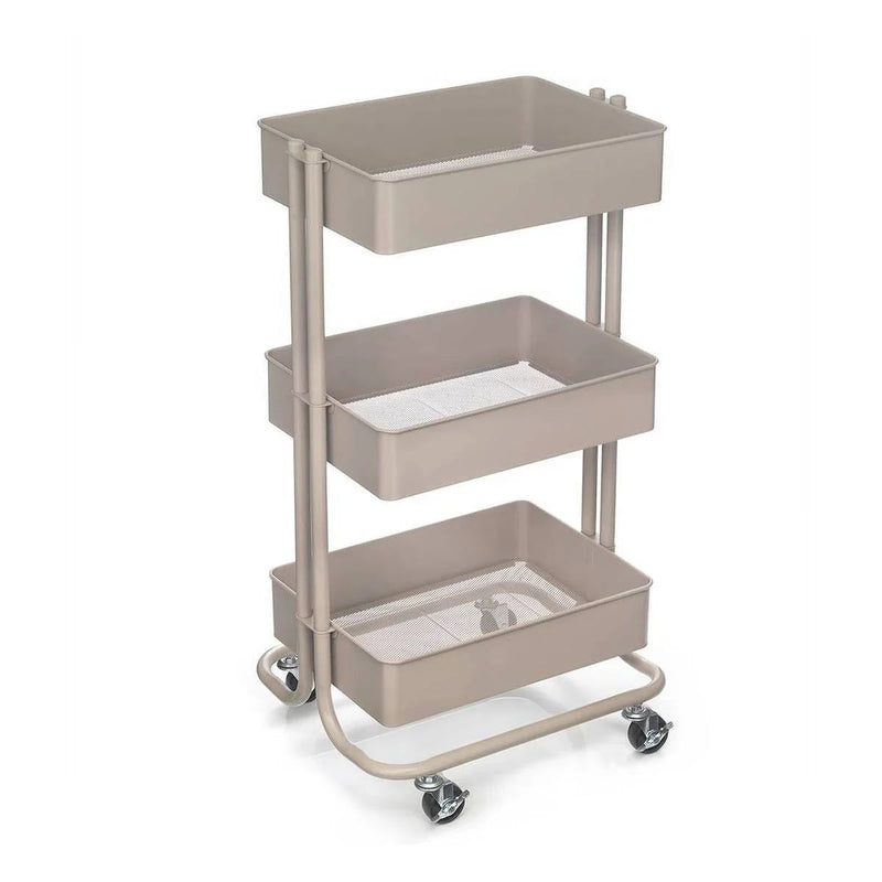 3 Tier Trolley Shop@PhysioWorld Ltd Grey 