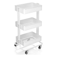 3 Tier Trolley Shop@PhysioWorld Ltd White 