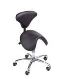 Addax Clinicians Saddle Stool Deluxe - Black Addax 