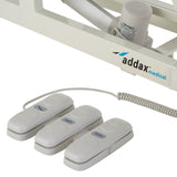 Addax Practice Manager All Electric Treatment Couch - 3 Sections - Blue - (3 Motors) Couch Shop@PhysioWorld Ltd 
