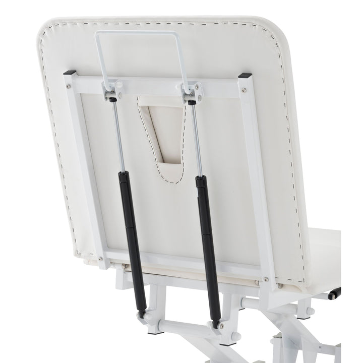 Addax Practice Manager Electric Treatment Couch - 2 Sections - White Shop@PhysioWorld Ltd 