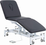 Addax Practice Manager Electric Treatment Couch - 3 Sections - Black Addax 