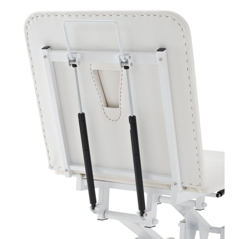 Addax Practice Manager Electric Treatment Couch - 3 Sections - White Shop@PhysioWorld Ltd 