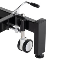 Addax Practice Manager Electric Treatment Couch for Tattoo Studios - 3 Sections All Black Shop@PhysioWorld Ltd 