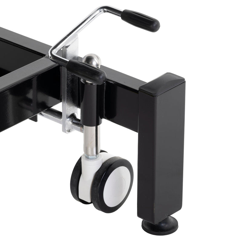 Addax Practice Manager Electric Treatment Couch for Tattoo Studios - 3 Sections All Black Shop@PhysioWorld Ltd 
