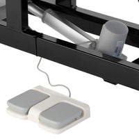Addax Practice Manager Electric Treatment Couch for Tattoo Studios - 3 Sections All Black Shop@PhysioWorld Ltd 