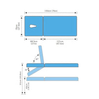 Addax Practice Manager Hydraulic Treatment Couch - 2 Sections - Black Shop@PhysioWorld Ltd 