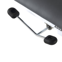 Addax Practice Manager Hydraulic Treatment Couch - 2 Sections - Black Shop@PhysioWorld Ltd 