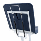 Addax Practice Manager Hydraulic Treatment Couch - 2 Sections - Blue Shop@PhysioWorld Ltd 