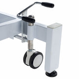 Addax Practice Manager Hydraulic Treatment Couch - 2 Sections - Blue Shop@PhysioWorld Ltd 