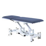 Addax Practice Manager Hydraulic Treatment Couch - 2 Sections - Blue Shop@PhysioWorld Ltd 