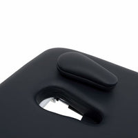 Addax Practice Manager Hydraulic Treatment Couch - 3 Sections - Black Shop@PhysioWorld Ltd 