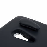 Addax Practice Manager Hydraulic Treatment Couch - 3 Sections - Black Shop@PhysioWorld Ltd 