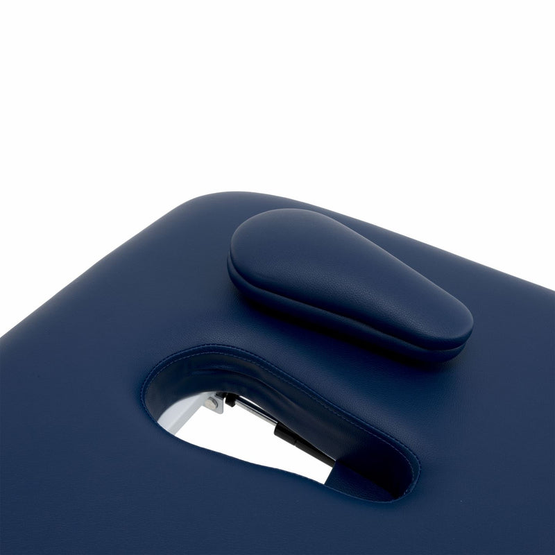 Addax Practice Manager Hydraulic Treatment Couch - 3 Sections - Blue Shop@PhysioWorld Ltd 