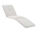 Addax Practice Manager Treatment Couch Upholstery Set - 3 Section White