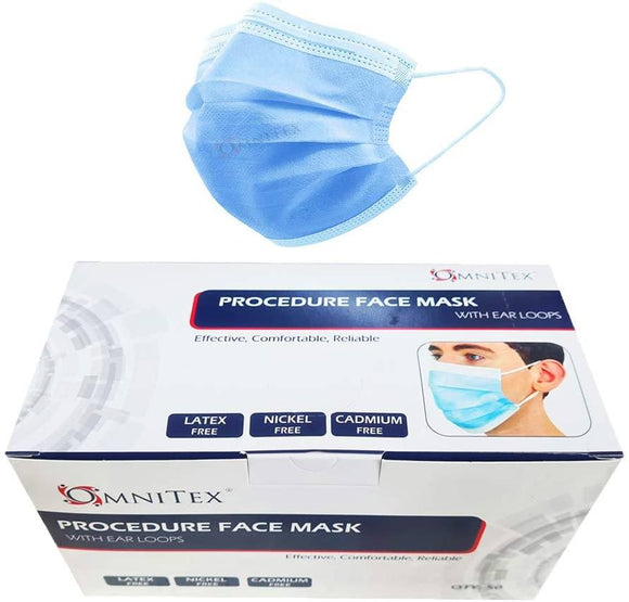 Omnitex Type IIR Face Masks - Box of 50 Shop@PhysioWorld Ltd 