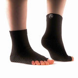 PhysioWorld Half Toe Socks - Various Colours PhysioWorld Black Medium (6 – 8.5 UK) 