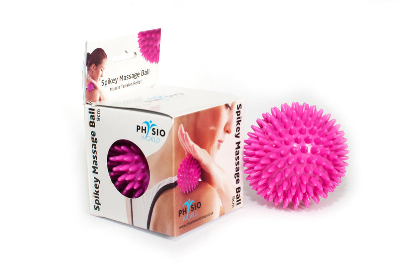 PhysioWorld Spikey Massage Ball PhysioWorld Blue 9cm 