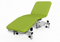 Plinth Medical 503E 3 Section Couch Electric PhysioWorld Citrus Green 